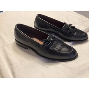 Allen Edmonds Chelsea Tassel Loafers Black Leather Men's Dress Shoes